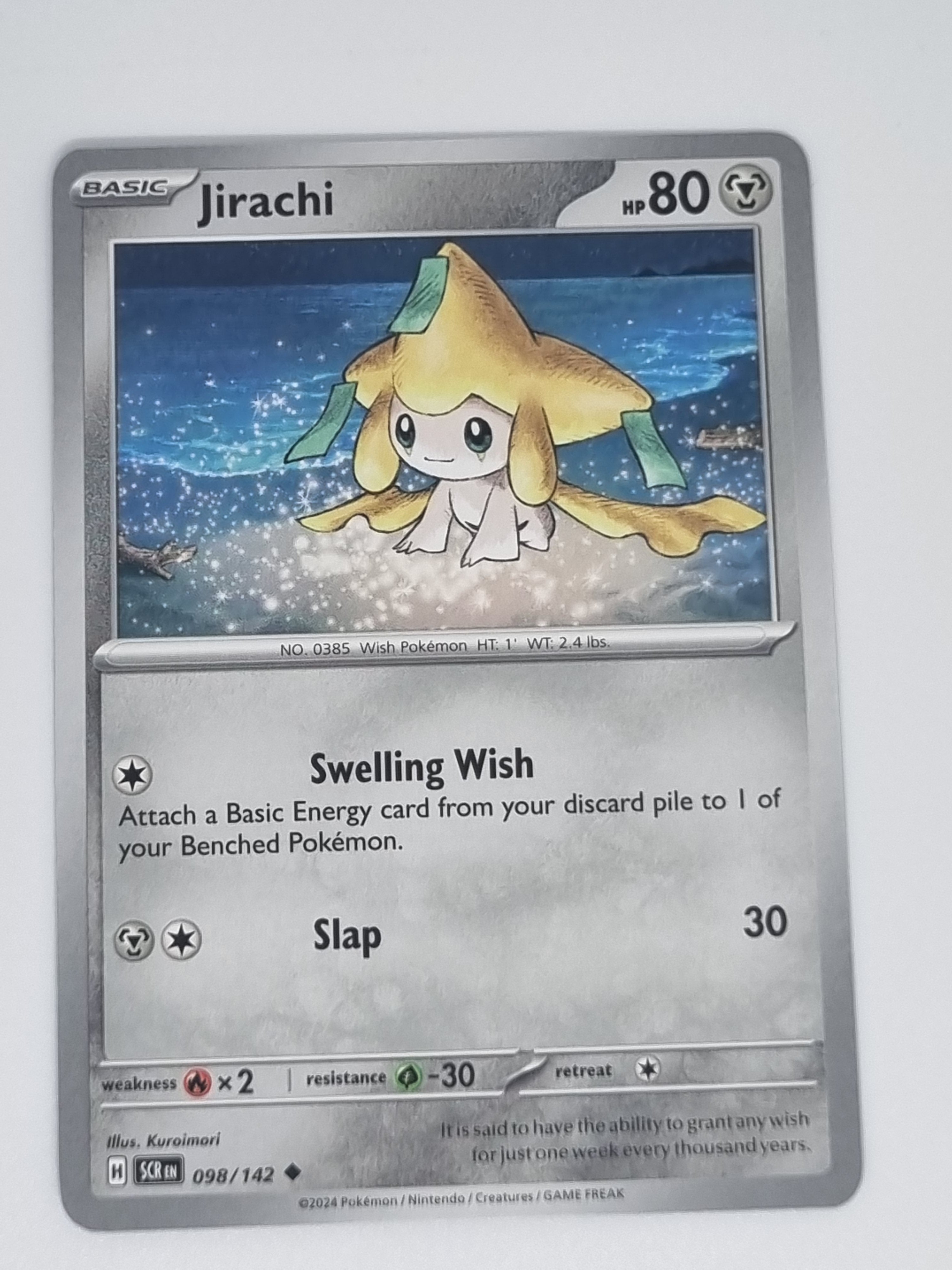 Pokemon TCG - Stellar Crown - #098/142 - Jirachi - Uncommon