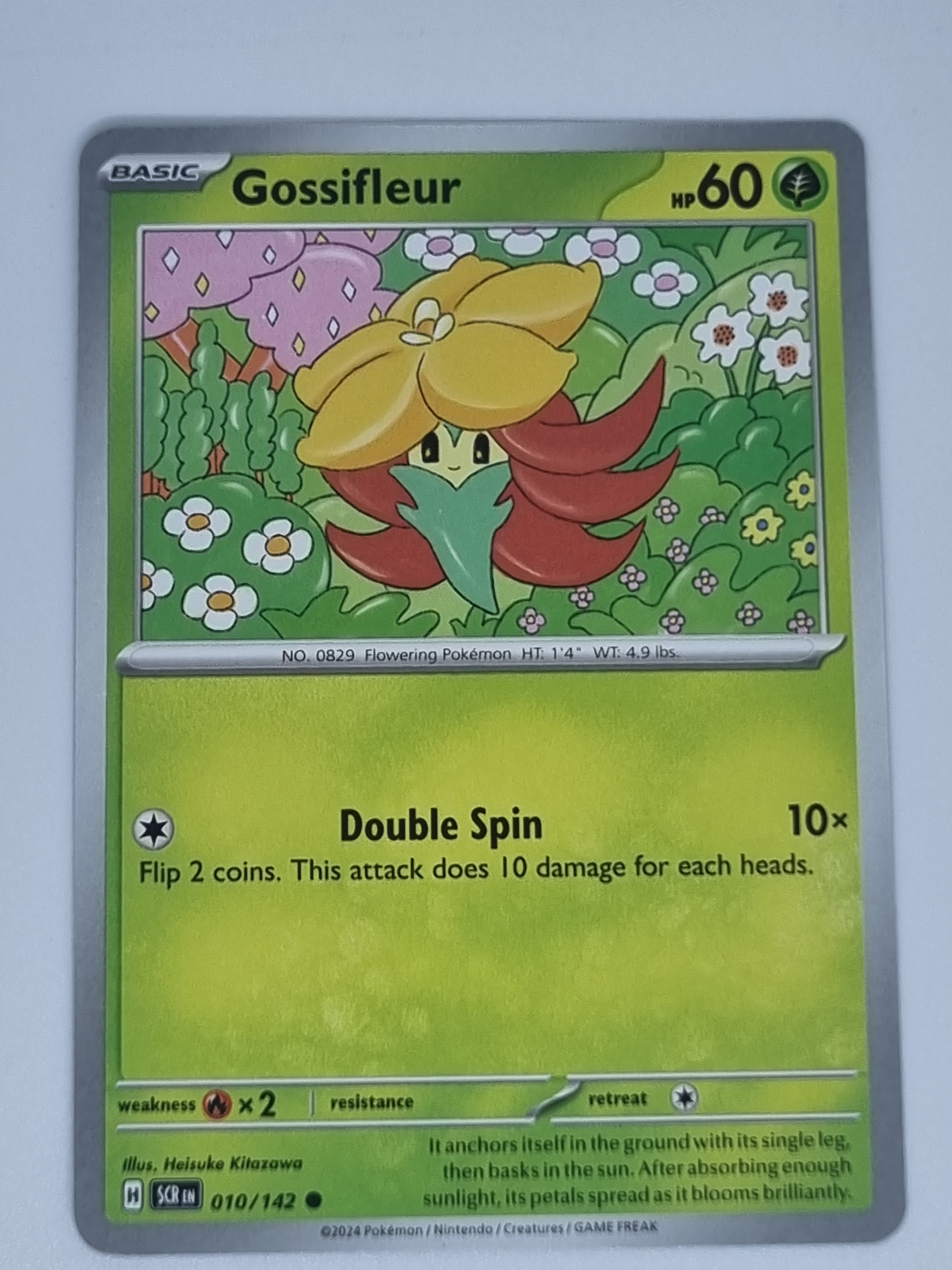 Pokemon TCG - Stellar Crown - #010/142 - Gossifleur - Common