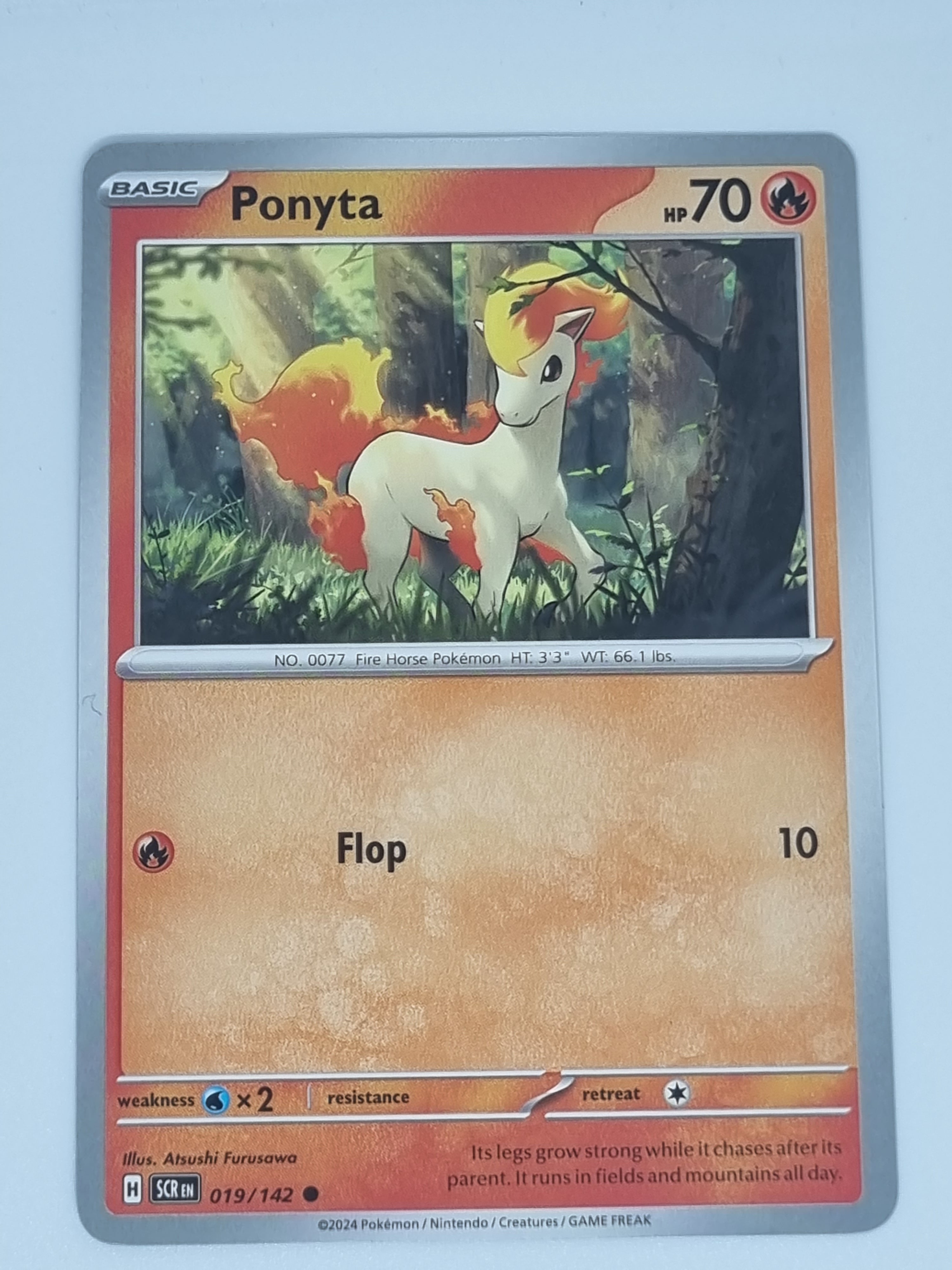 Pokemon TCG - Stellar Crown - #019/142 - Ponyta - Common