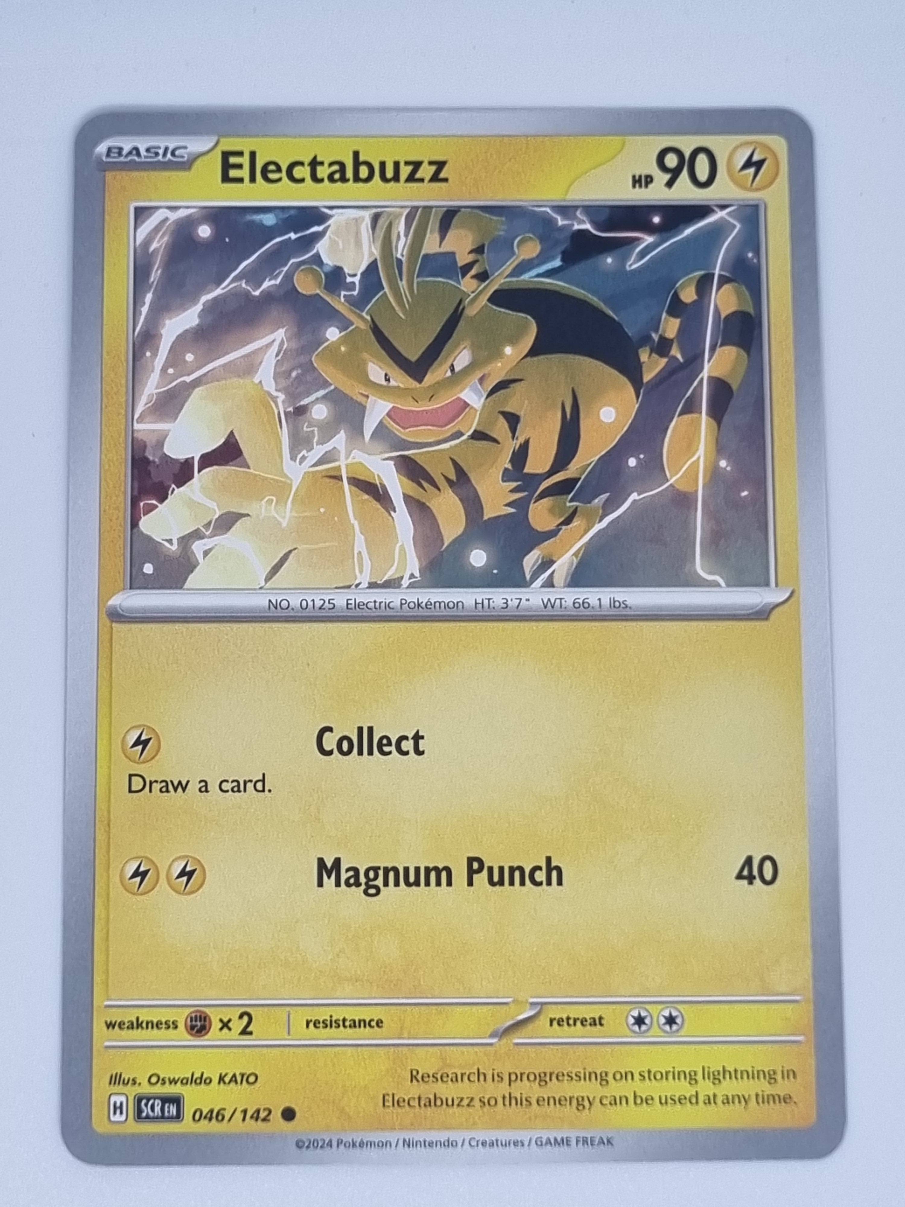 Pokemon TCG - Stellar Crown - #046/142 - Electabuzz - Common