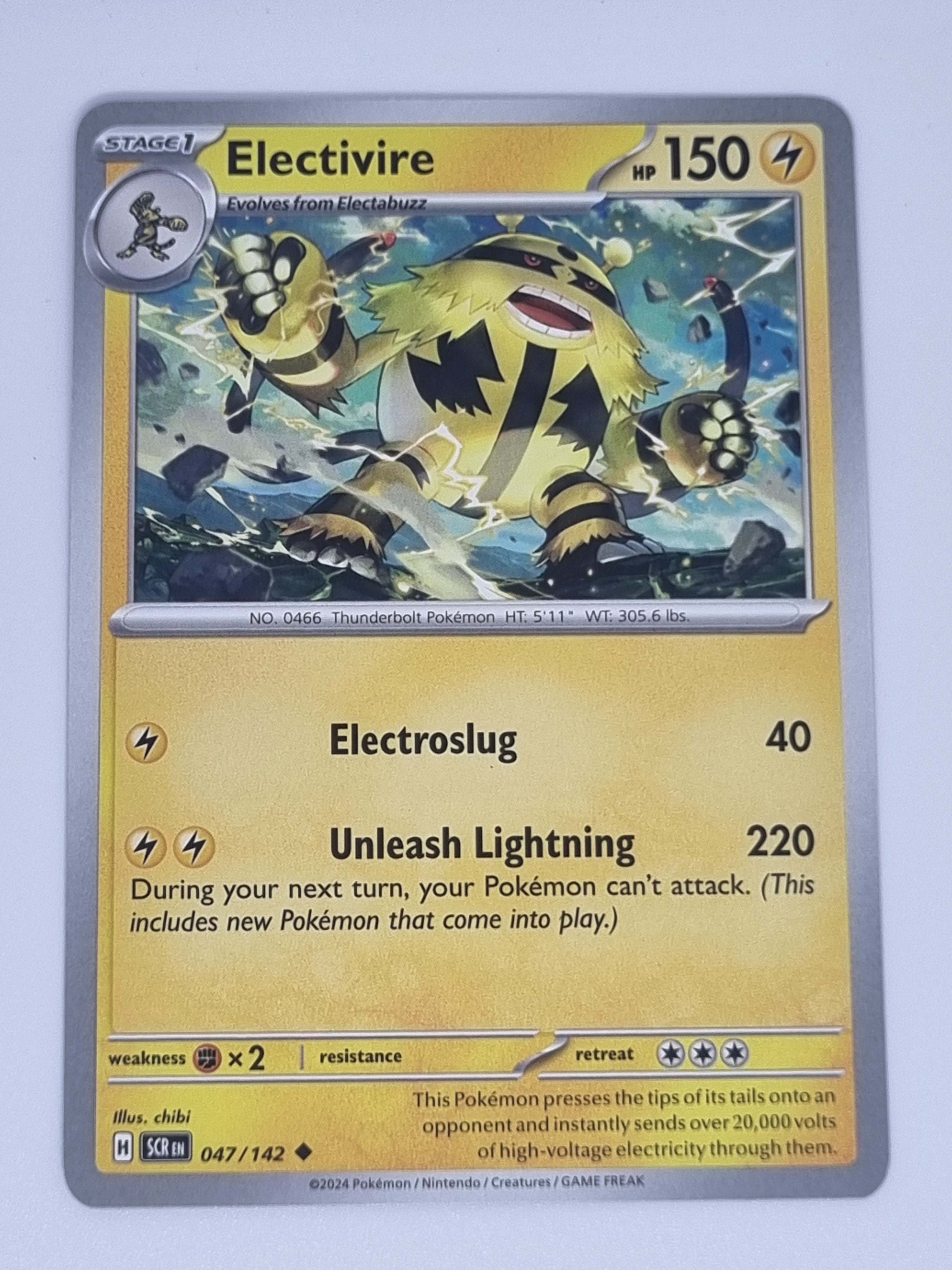 Pokemon TCG - Stellar Crown - #047/142 - Electivire - Uncommon