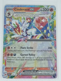 Pokemon TCG - Stellar Crown - #028/142 - Cinderace ex - Double Rare