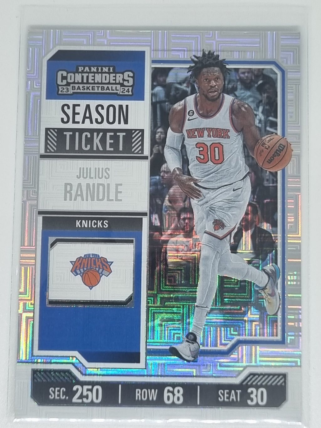 23-24 Panini Contenders Season Ticket Premium Edition #18 Julius Randle Knicks