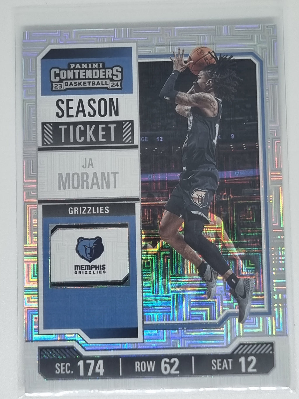 23-24 Panini Contenders Season Ticket Premium Edition #74 Ja Morant Grizzlies