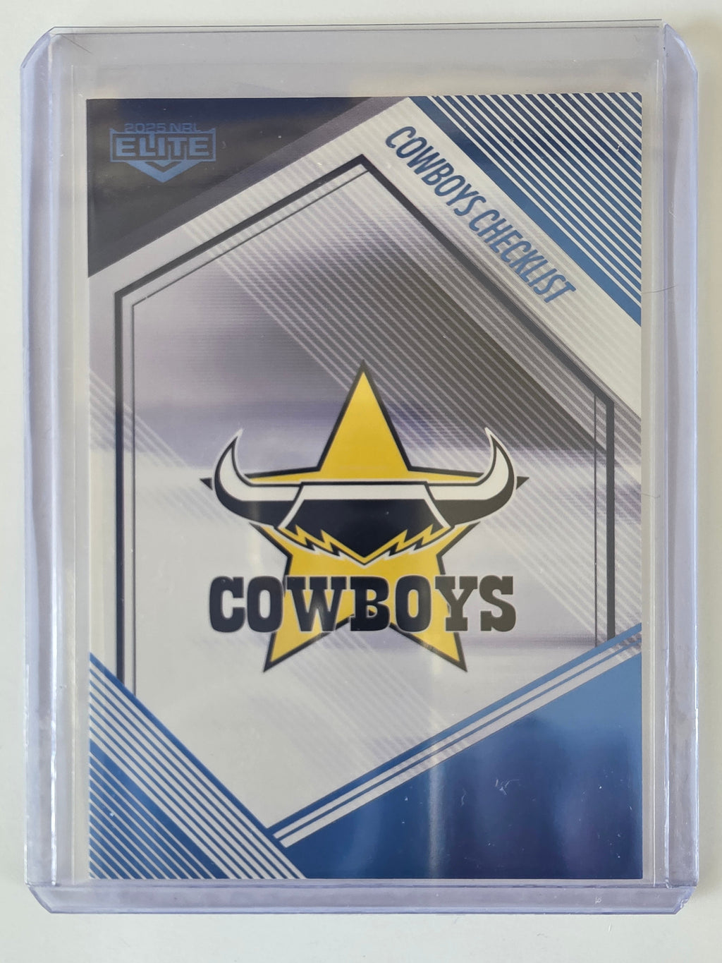 NRL 2025 Elite | Mojo Sapphire| #MS82 | Checklist | #17/27 | Cowboys
