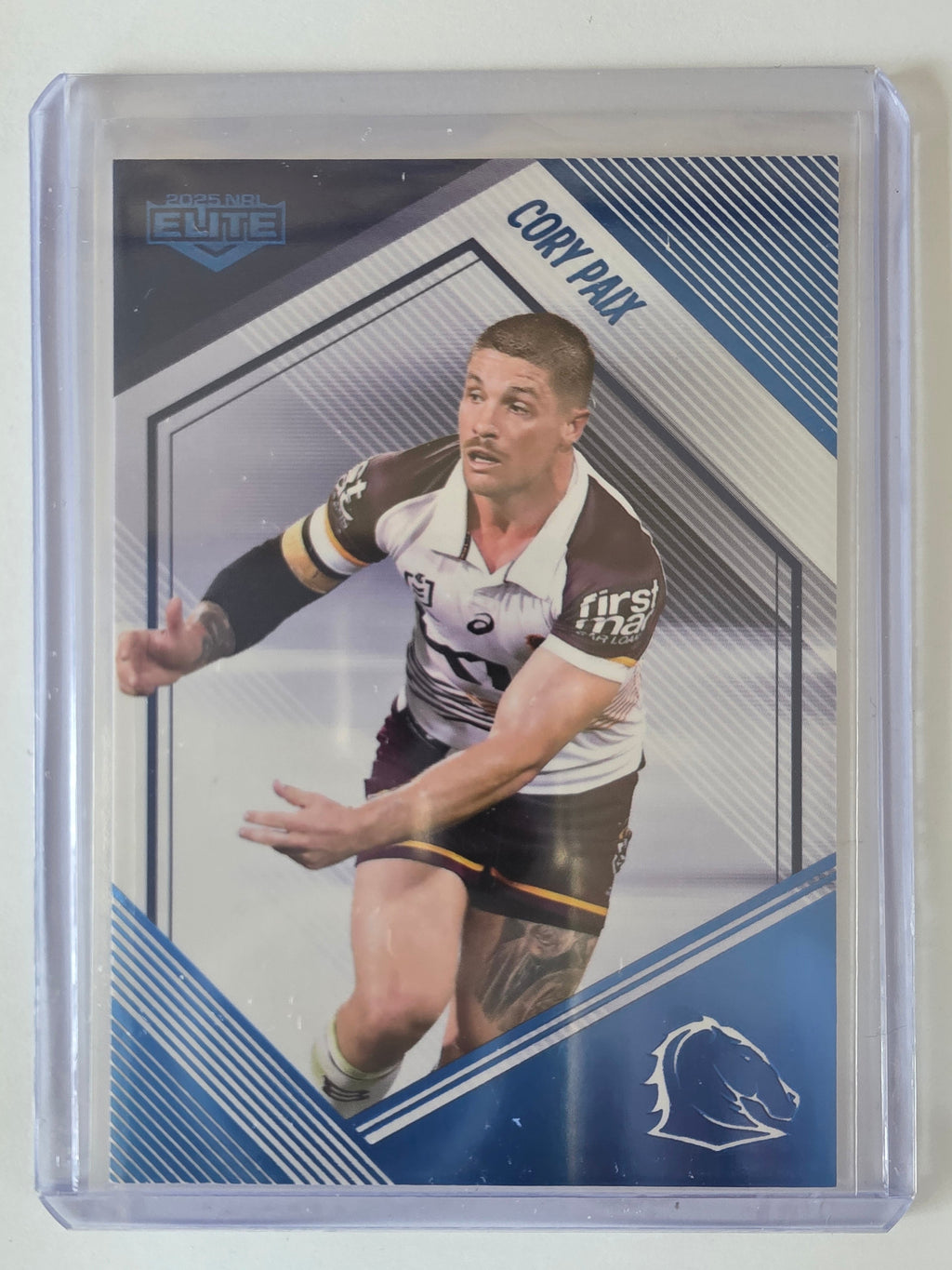 NRL 2025 Elite | Mojo Sapphire| #MS07 | Cory Paix | #26/27 | Broncos