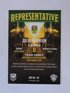 NRL 2025 Elite | The Representatives | #REP06 | Julia Robinson | Jillaroos