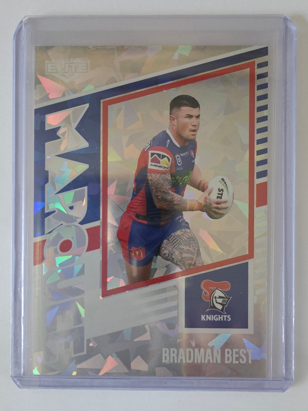 NRL 2025 Elite | Marquee Priority | #MG21 | Bradman Best | #25/41 | Knights