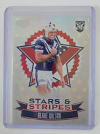 NRL 2025 Elite USA Edition Stars & Stripes #US06 | Blake Wilson #35/59 Bulldogs