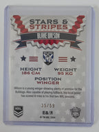 NRL 2025 Elite USA Edition Stars & Stripes #US06 | Blake Wilson #35/59 Bulldogs