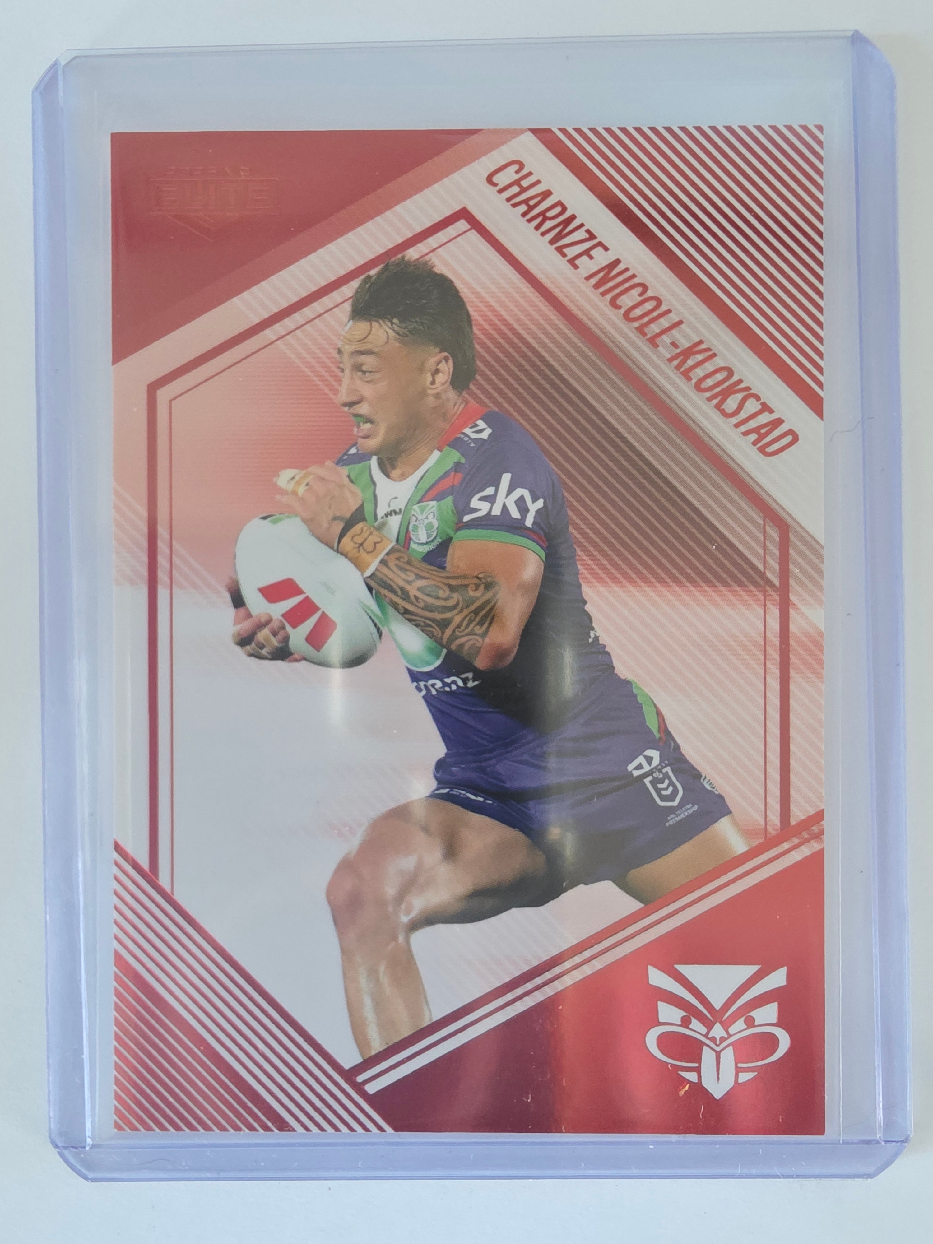 NRL 2025 Elite | Mojo Ruby | #MR142 | Charnze Nicoll-Klokstad #39/53 | Warriors