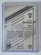 NRL 2025 Elite | Young Guns White | #YG06 | Bailey Hayward | #171/221 | Bulldogs