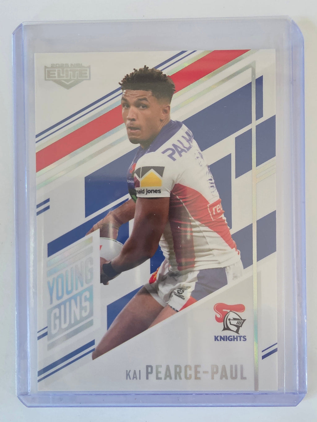 NRL 2025 Elite | Young Guns White | #YG17 | Kai Pearce-Paul | #149/221 | Knights