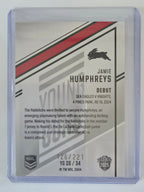 NRL 2025 Elite | Young Guns White | #YG26 | Jamie Humphreys #126/221 | Rabbitohs