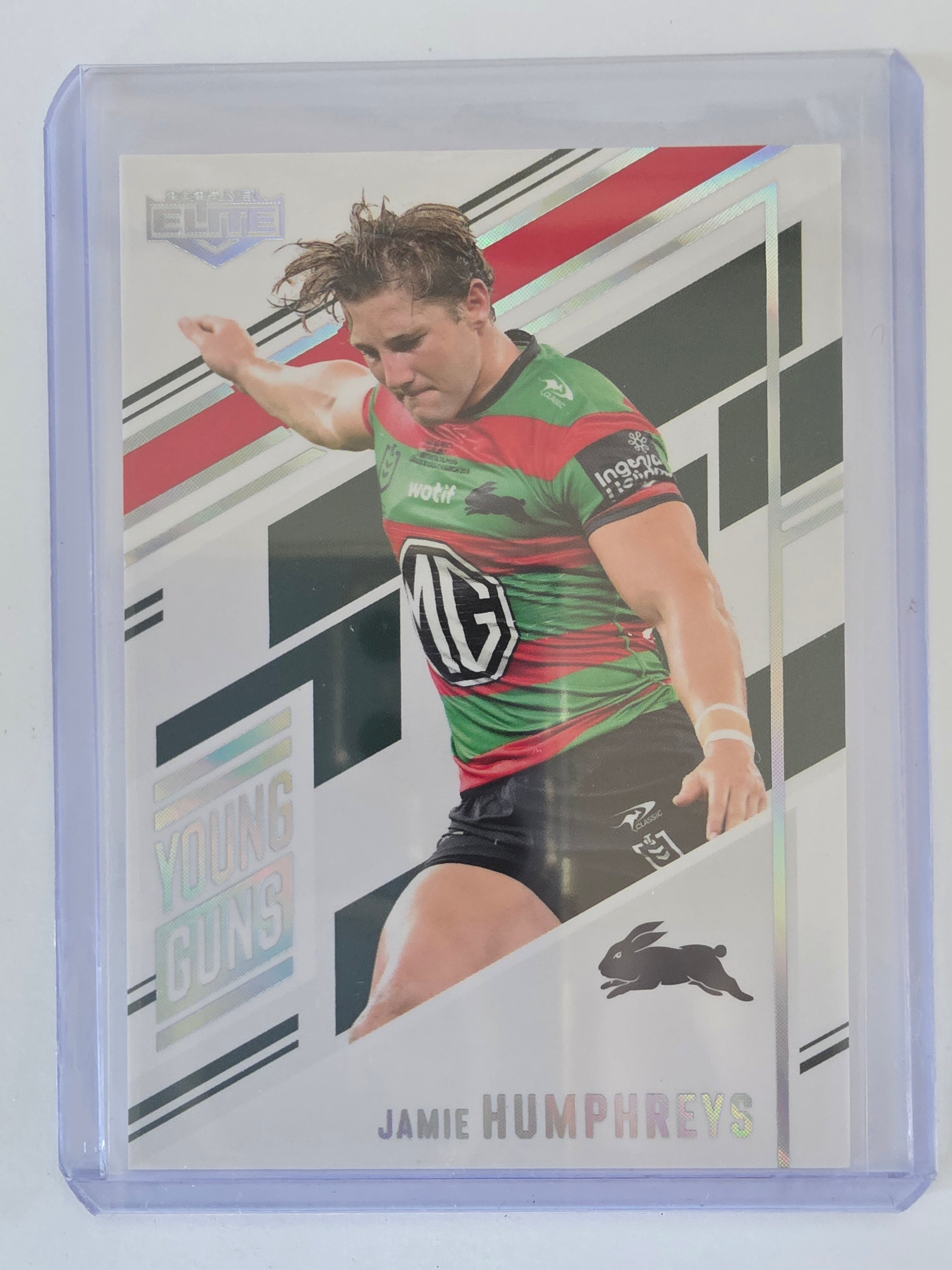 NRL 2025 Elite | Young Guns White | #YG26 | Jamie Humphreys #189/221 | Rabbitohs