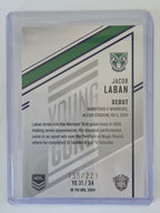 NRL 2025 Elite | Young Guns White | #YG31 | Jacob Laban | #135/221 | Warriors