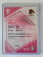 NRL 2025 Elite | Mojo Pink Diamond | #PD02 | Gayle Broughton | #43/68 | Broncos