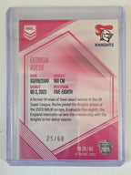 NRL 2025 Elite | Mojo Pink Diamond | #PD28 | Georgia Roche | #25/68 | Knights