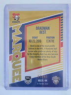 NRL 2025 Elite | Marquee Gold | #MG21 | Bradman Best | #89/93 | Knights