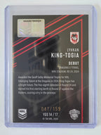 NRL 2025 Elite | Young Guns Black | #YGS14 | Lyhkan King-Togia #047/159 Dragons