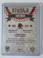 NRL 2025 Elite USA Edition Stars & Stripes #US02 | Blake Mozer #02/59 | Broncos