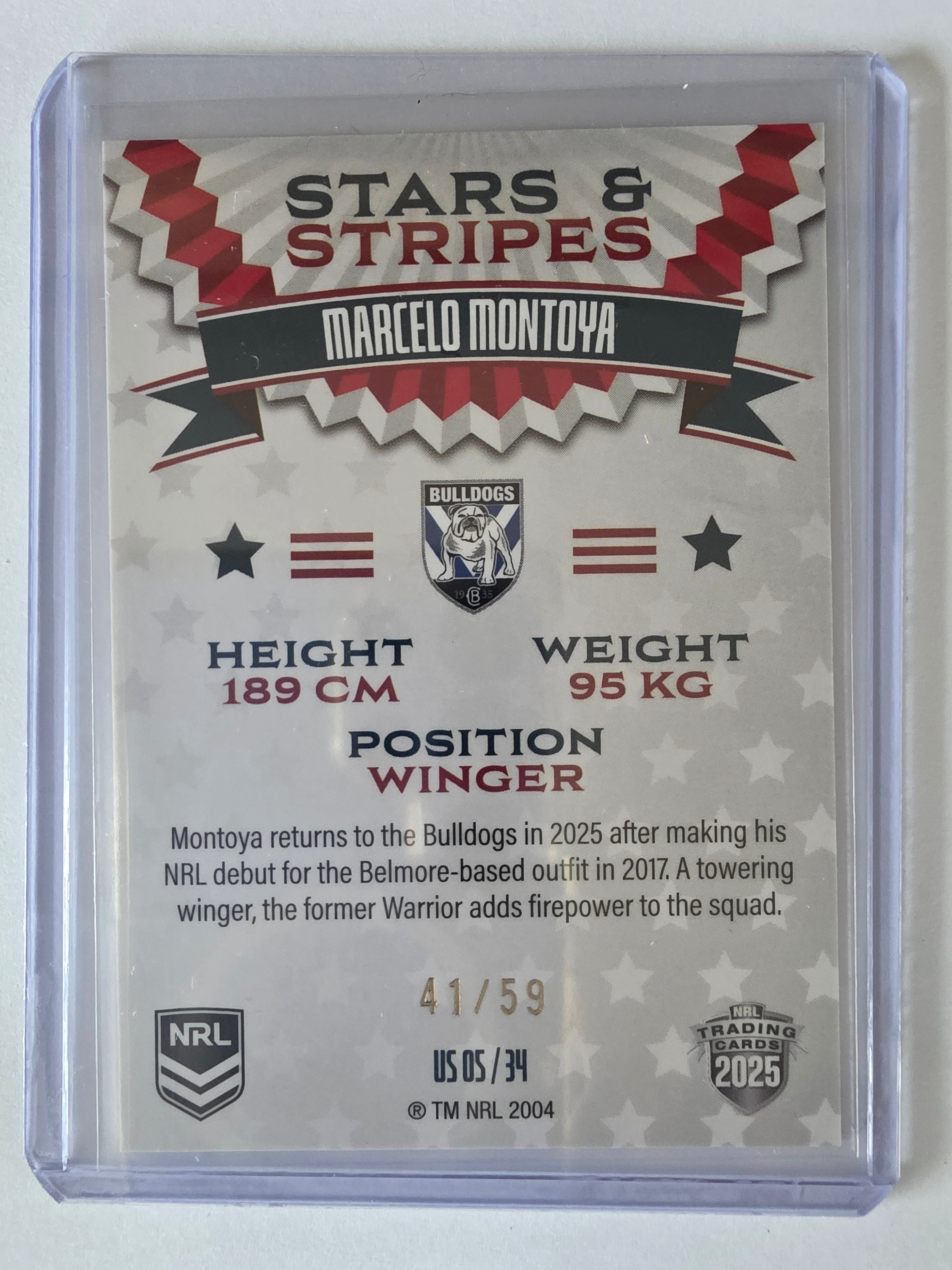 NRL 2025 Elite USA Edition | Stars & Stripes | #US05 | Marcelo Montoya | #41/59