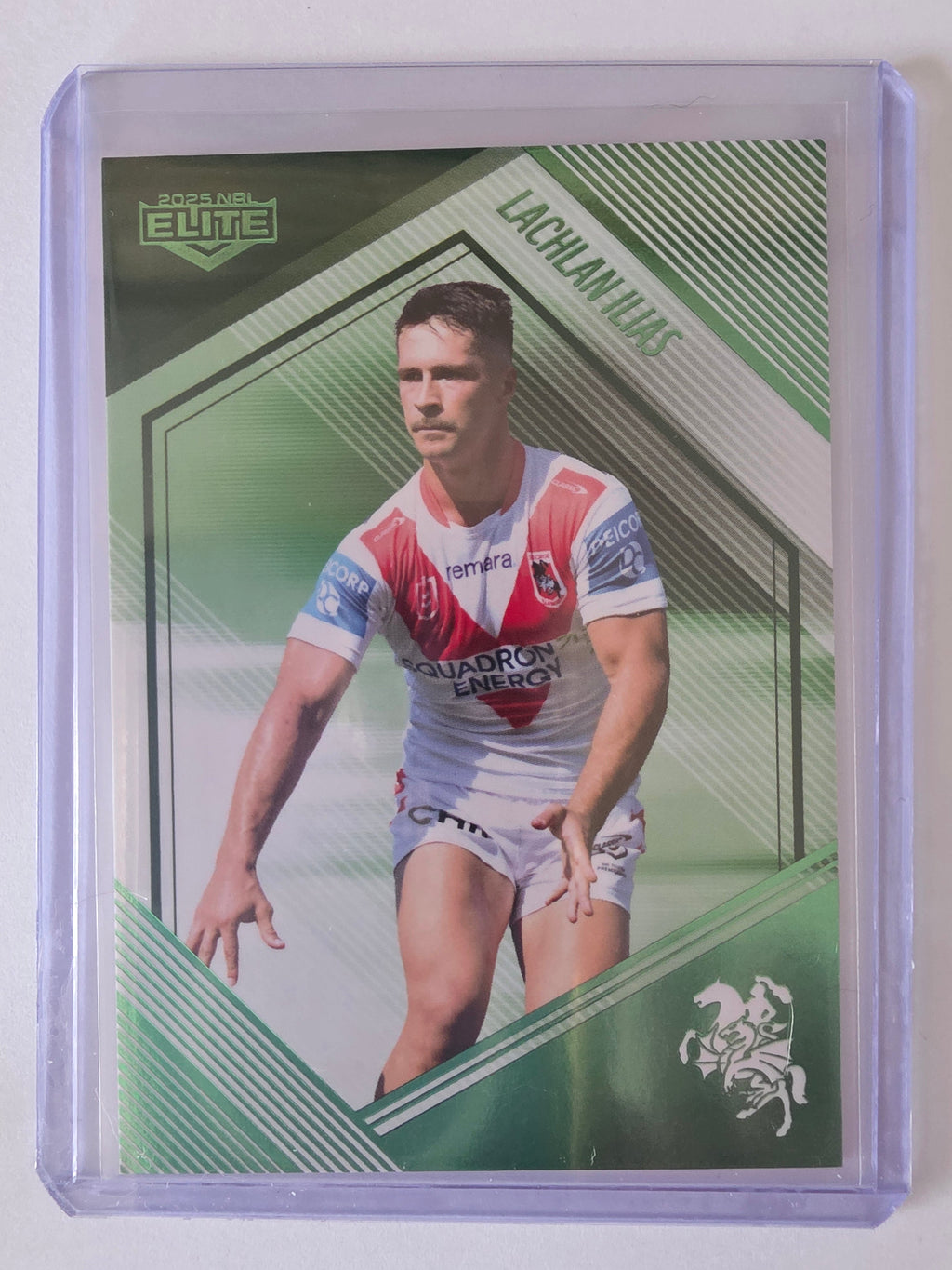 NRL 2025 Elite | Mojo Emerald | #ME122 | Lachlan Ilias | #09/11 | Dragons