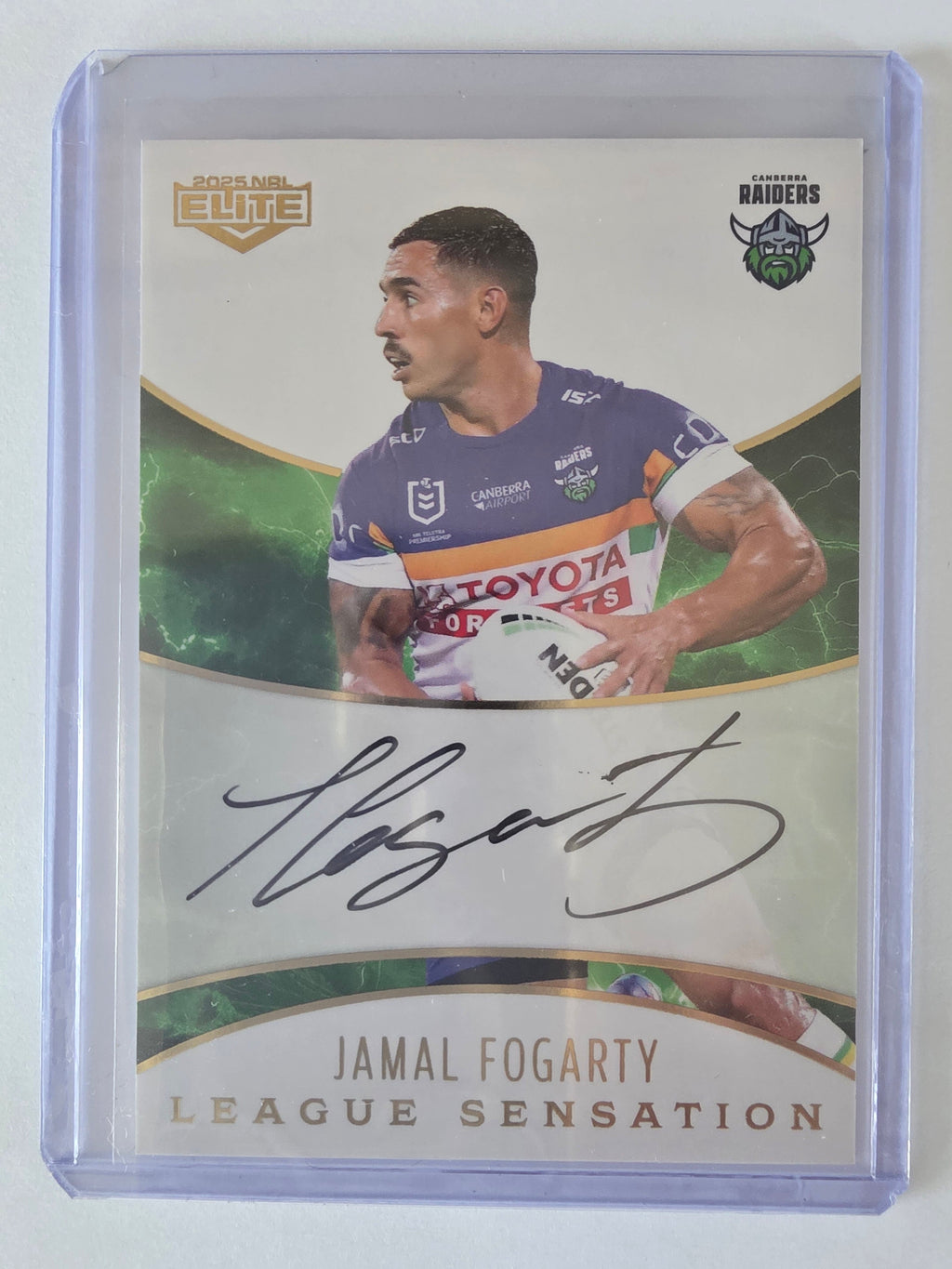 NRL 2025 Elite | League Sensations White | #LSW02 | Jamal Fogarty|#76/96|Raiders