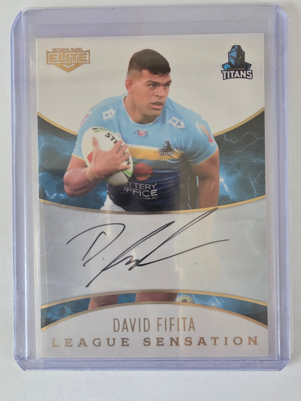 NRL 2025 Elite | League Sensations White | #LSW06 | David Fifita | #29/96|Titans