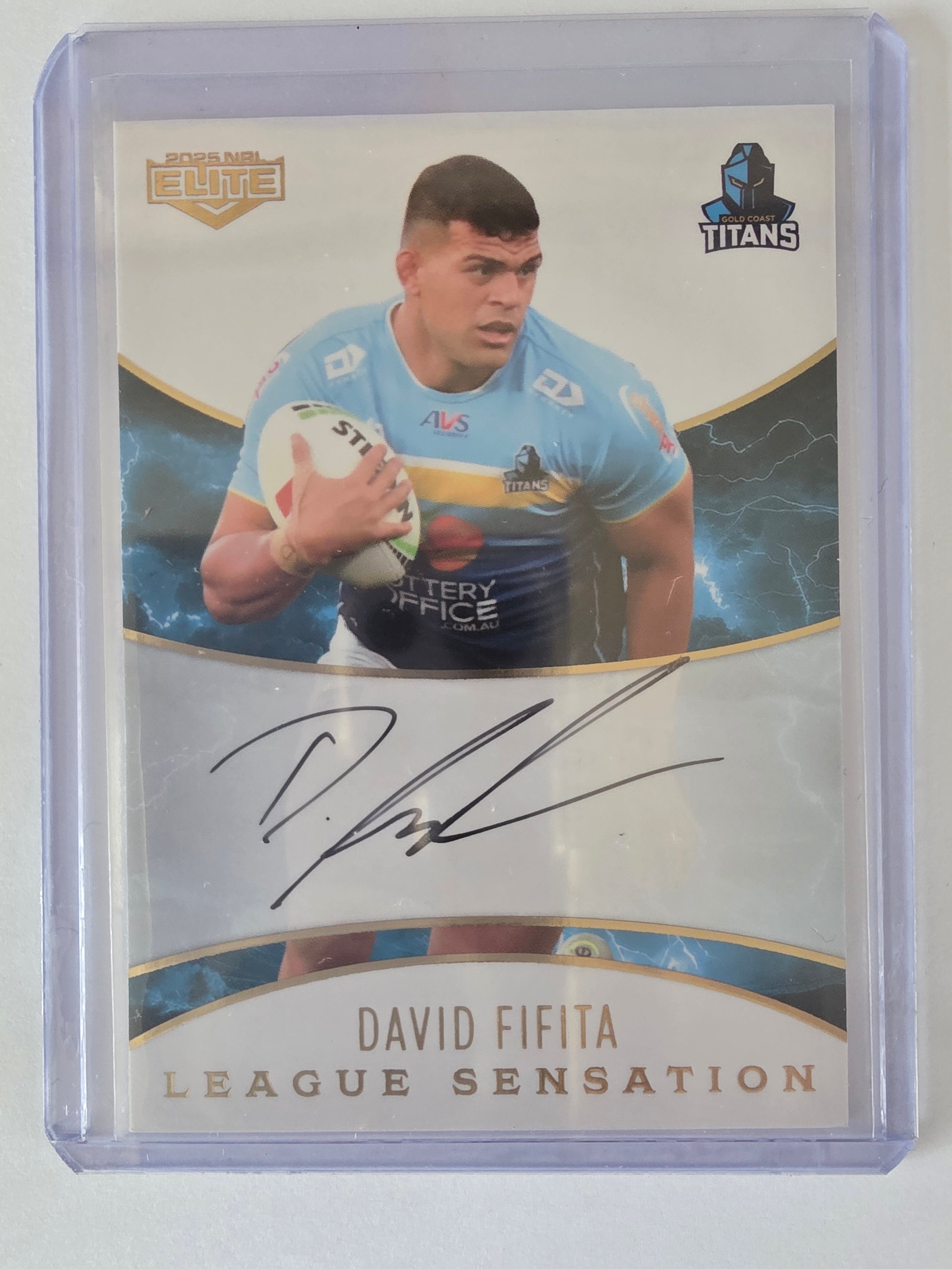NRL 2025 Elite | League Sensations White | #LSW06 | David Fifita | #29/96|Titans