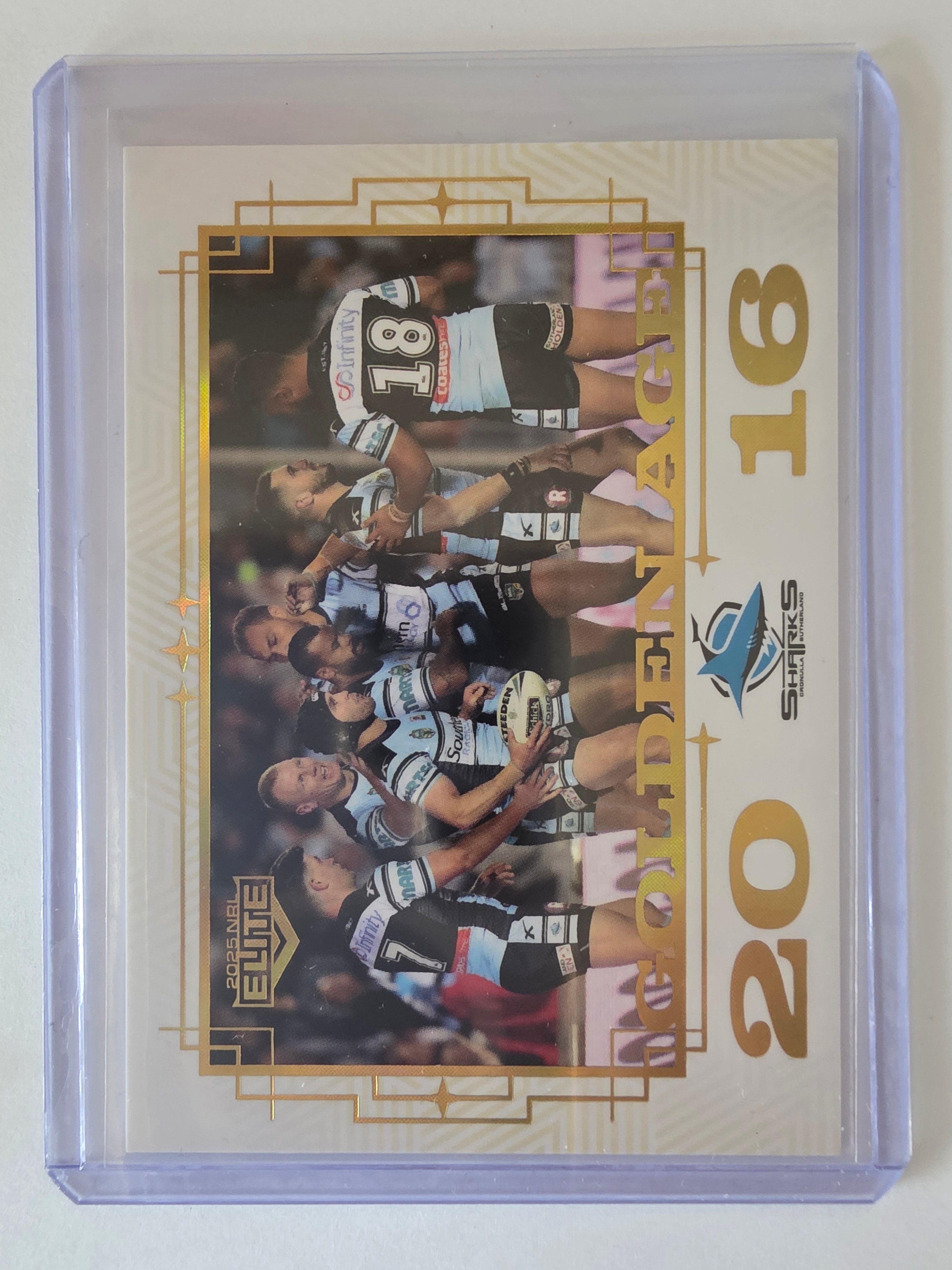 NRL 2025 Elite | Golden Age | #GA04 | Cronulla Sharks 2016 | #089/120