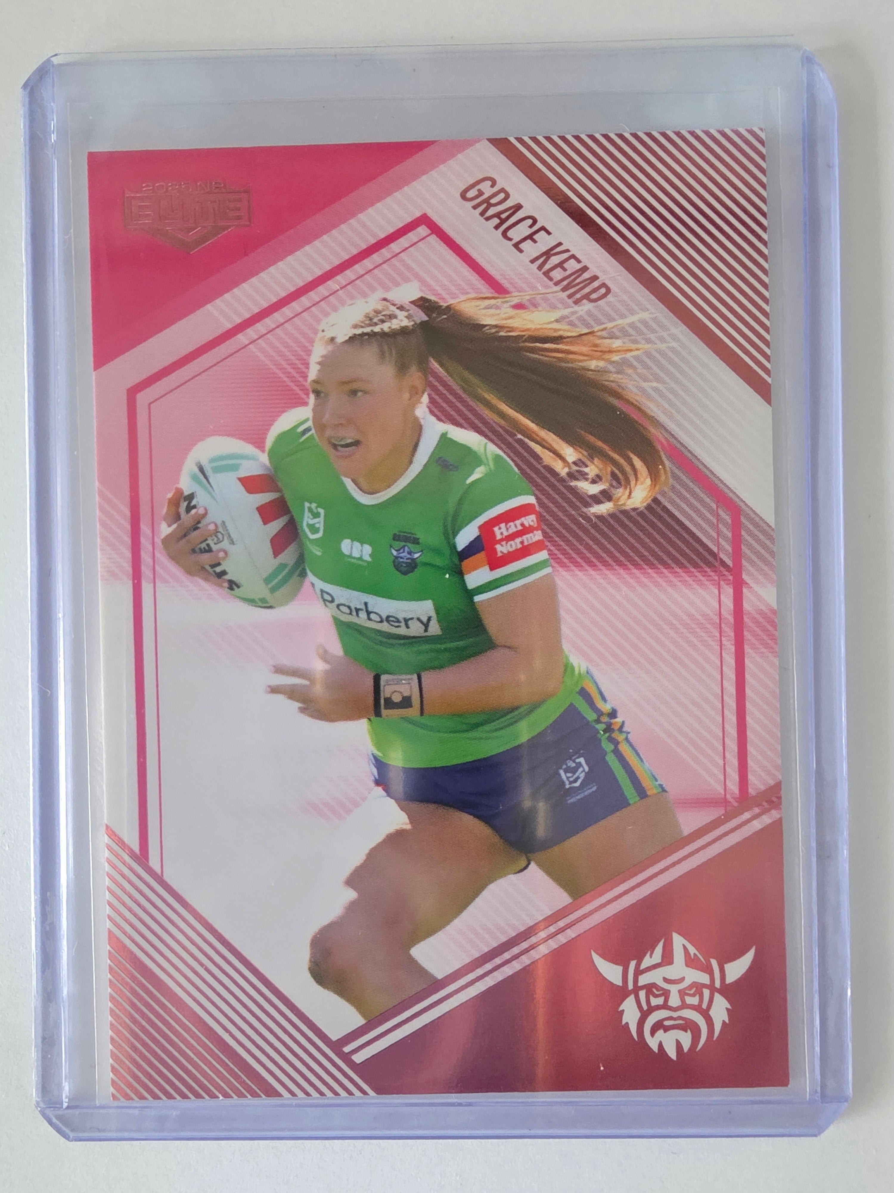 NRL 2025 Elite | Mojo Pink Diamond | #PD10 | Grace Kemp | #26/68 | Raiders