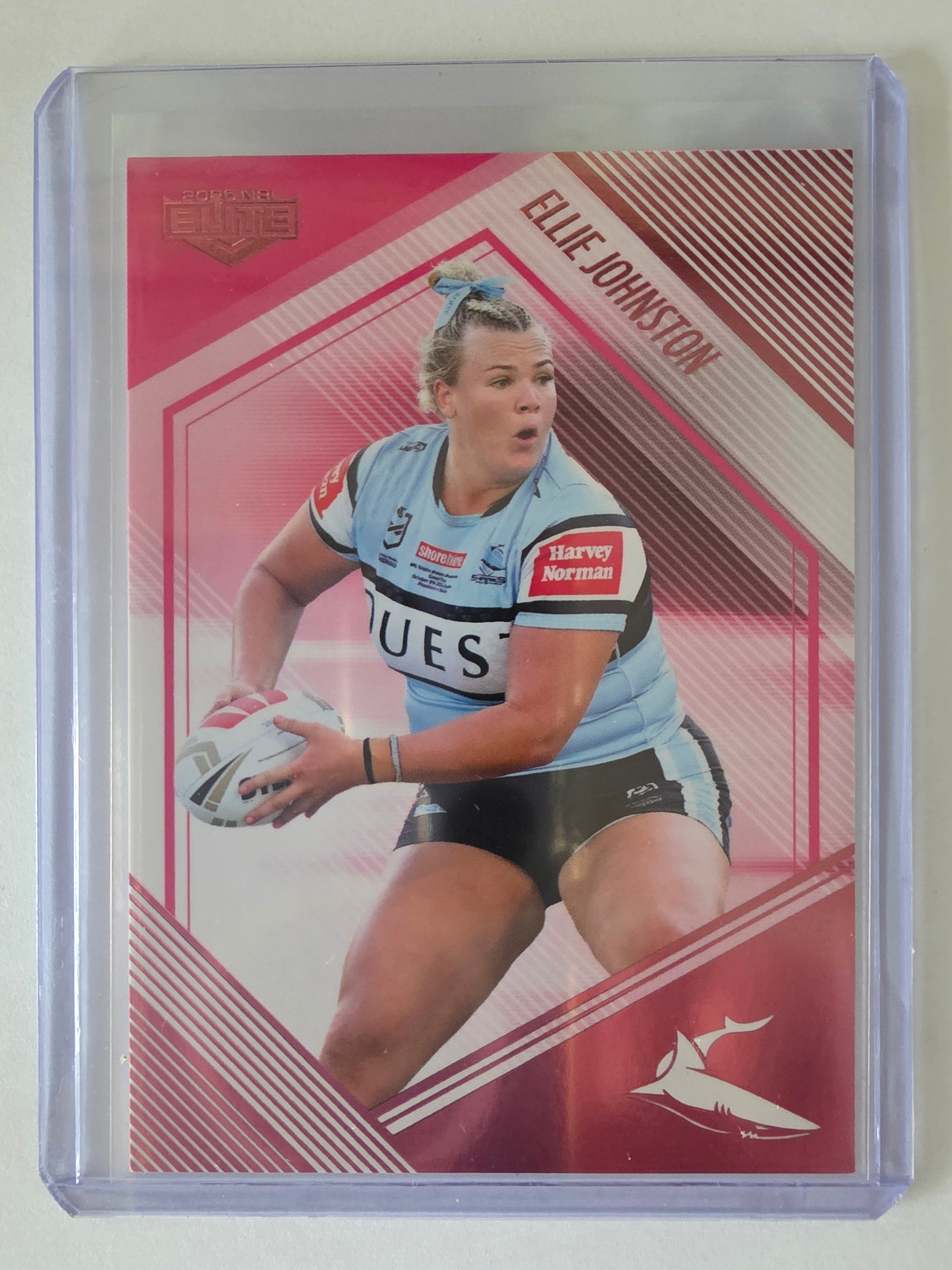 NRL 2025 Elite | Mojo Pink Diamond | #PD16 | Ellie Johnston | #39/68 | Sharks