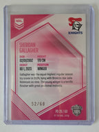 NRL 2025 Elite | Mojo Pink Diamond | #PD26 | Sheridan Gallagher #52/68 | Knights