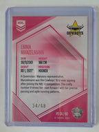 NRL 2025 Elite | Mojo Pink Diamond | #PD34 | Emma Manzelmann | #34/68 | Cowboys