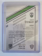 NRL 2025 Elite | Young Guns White | #YG04 | Chevy Stewart | #189/221 | Raiders