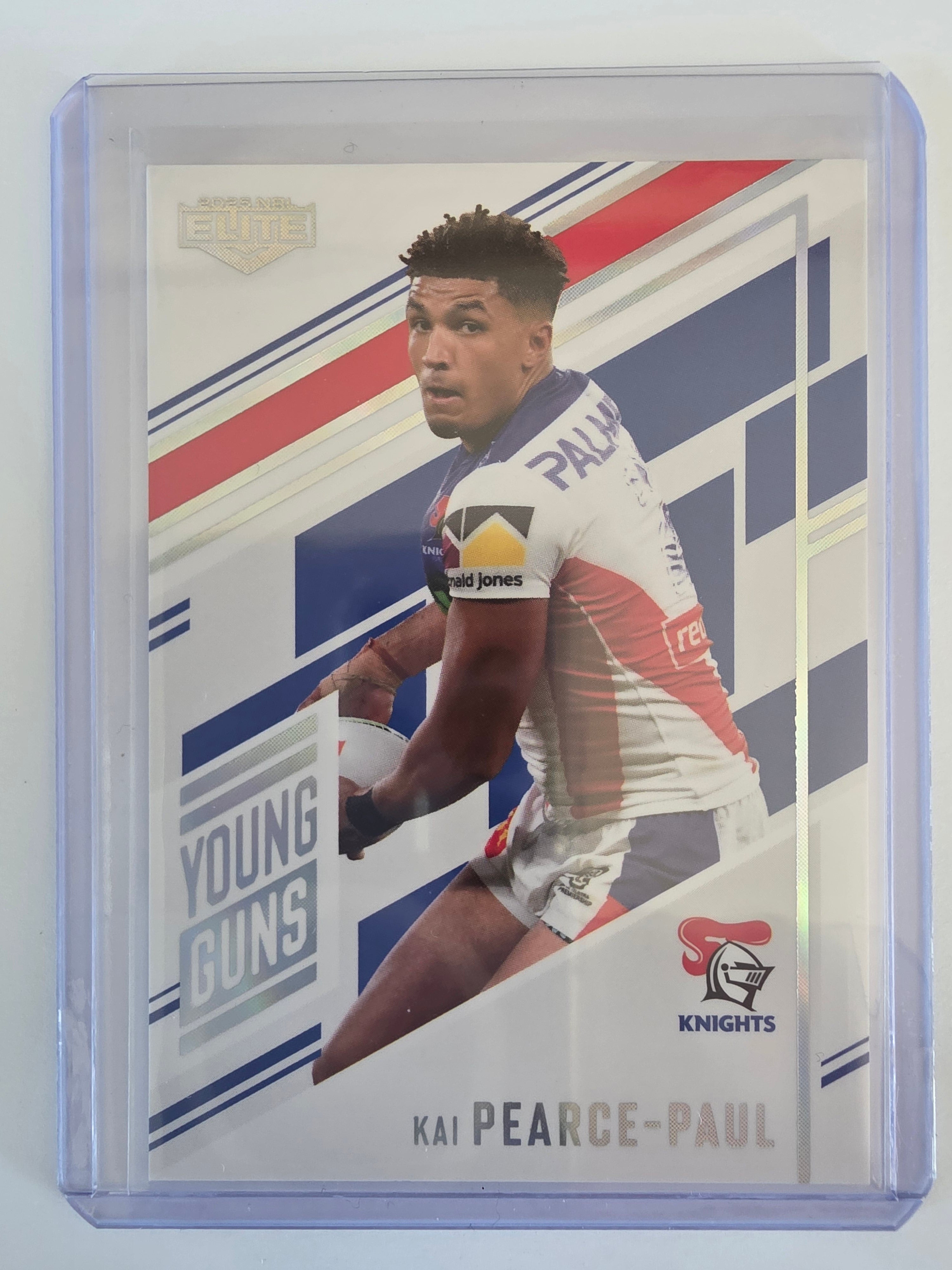 NRL 2025 Elite | Young Guns White | #YG17 | Kai Pearce-Paul | #199/221 | Knights