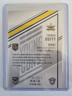 NRL 2025 Elite | Young Guns White | #YG19 | Thomas Duffy | #118/221 | Cowboys