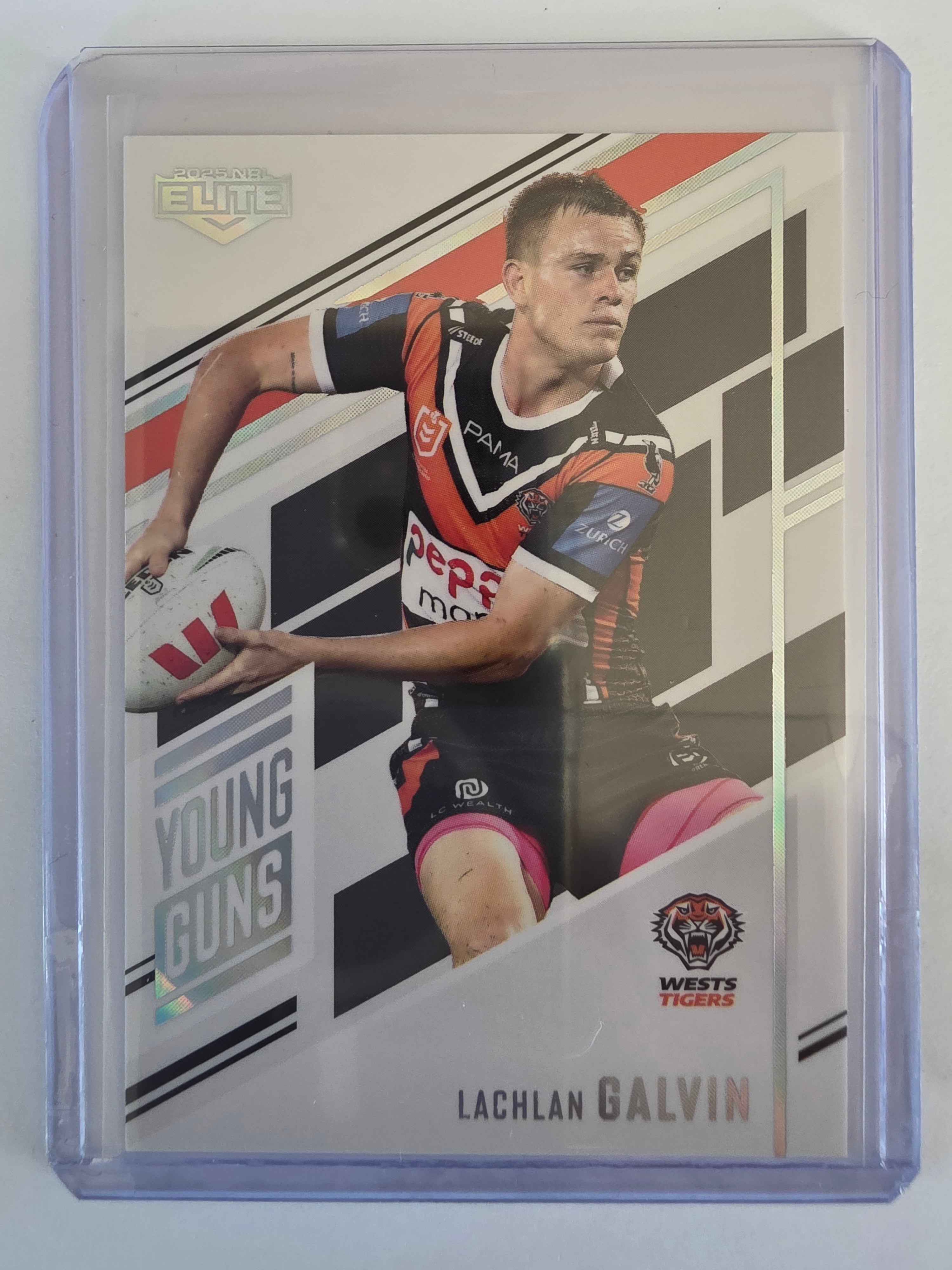 NRL 2025 Elite | Young Guns White | #YG33 | Lachlan Galvin | #152/221 | Tigers