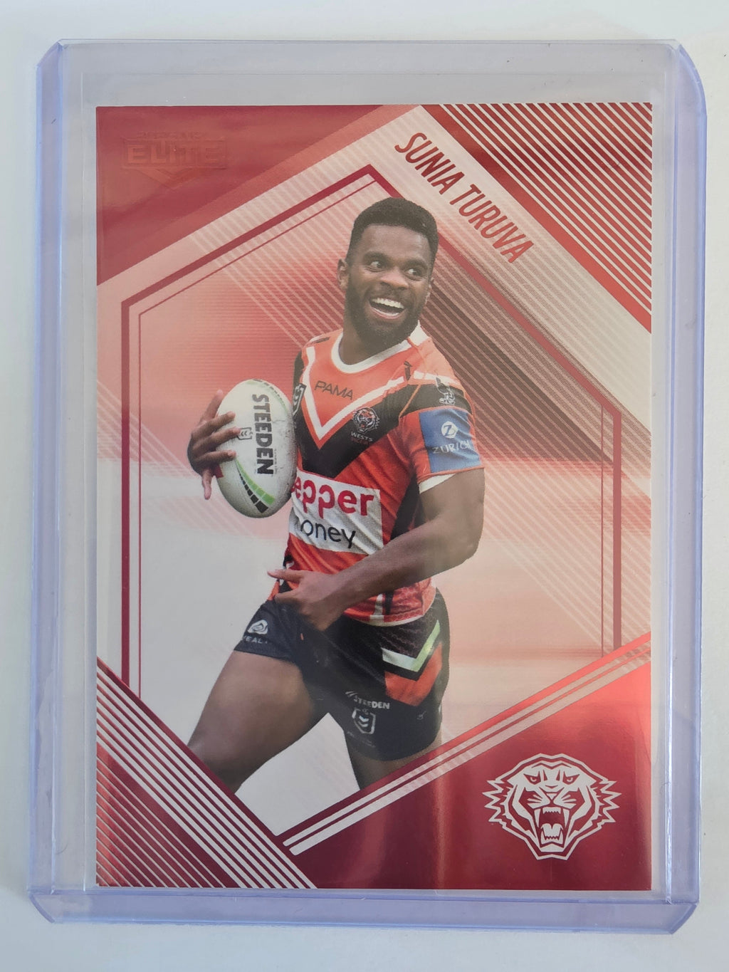 NRL 2025 Elite | Mojo Ruby | #MR153 | Sunia Turuva | #02/53 | Tigers