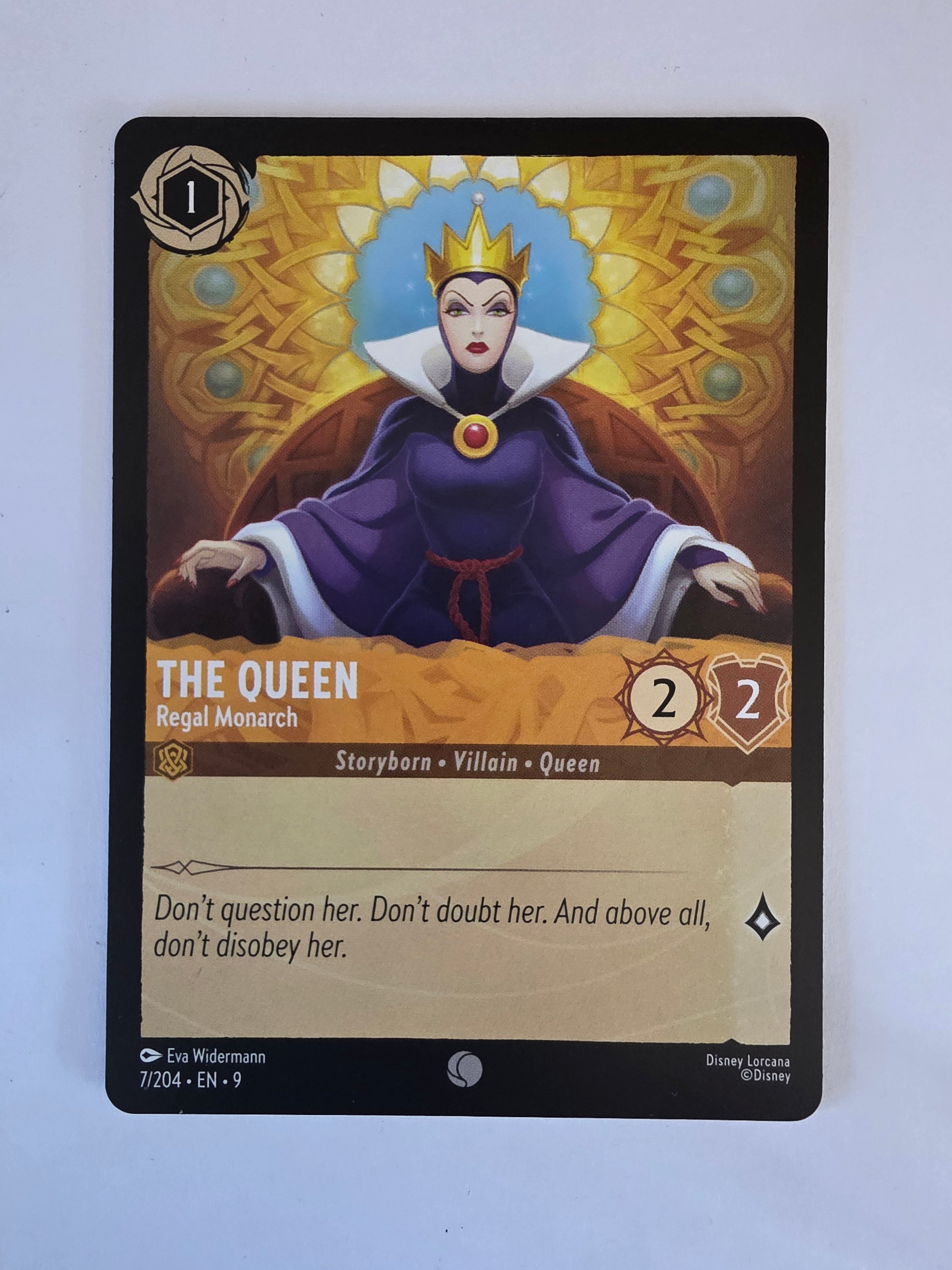 Disney Lorcana | Set 9 Fabled | 7/204 | The Queen - Regal Monarch | Common
