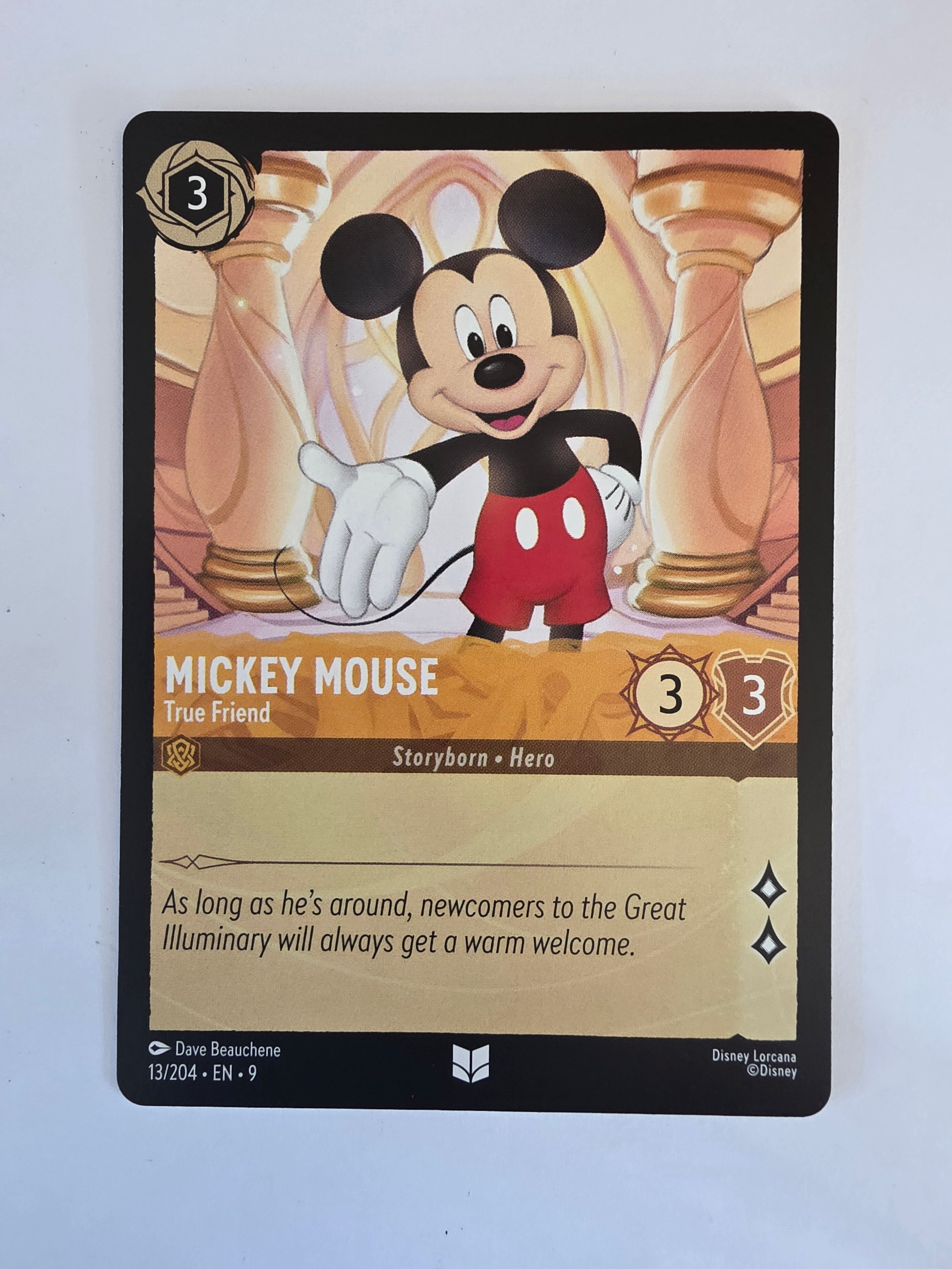 Disney Lorcana | Set 9 Fabled | 13/204 | Mickey Mouse - True Friend | Uncommon