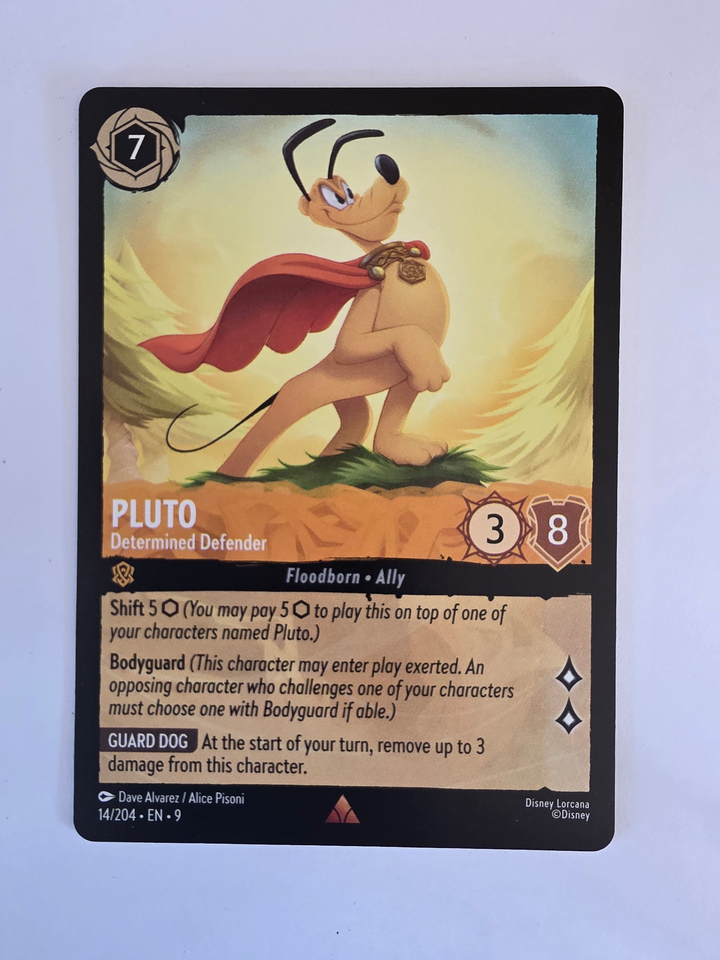 Disney Lorcana | Set 9 Fabled | 14/204 | Pluto - Determined Defender | Rare