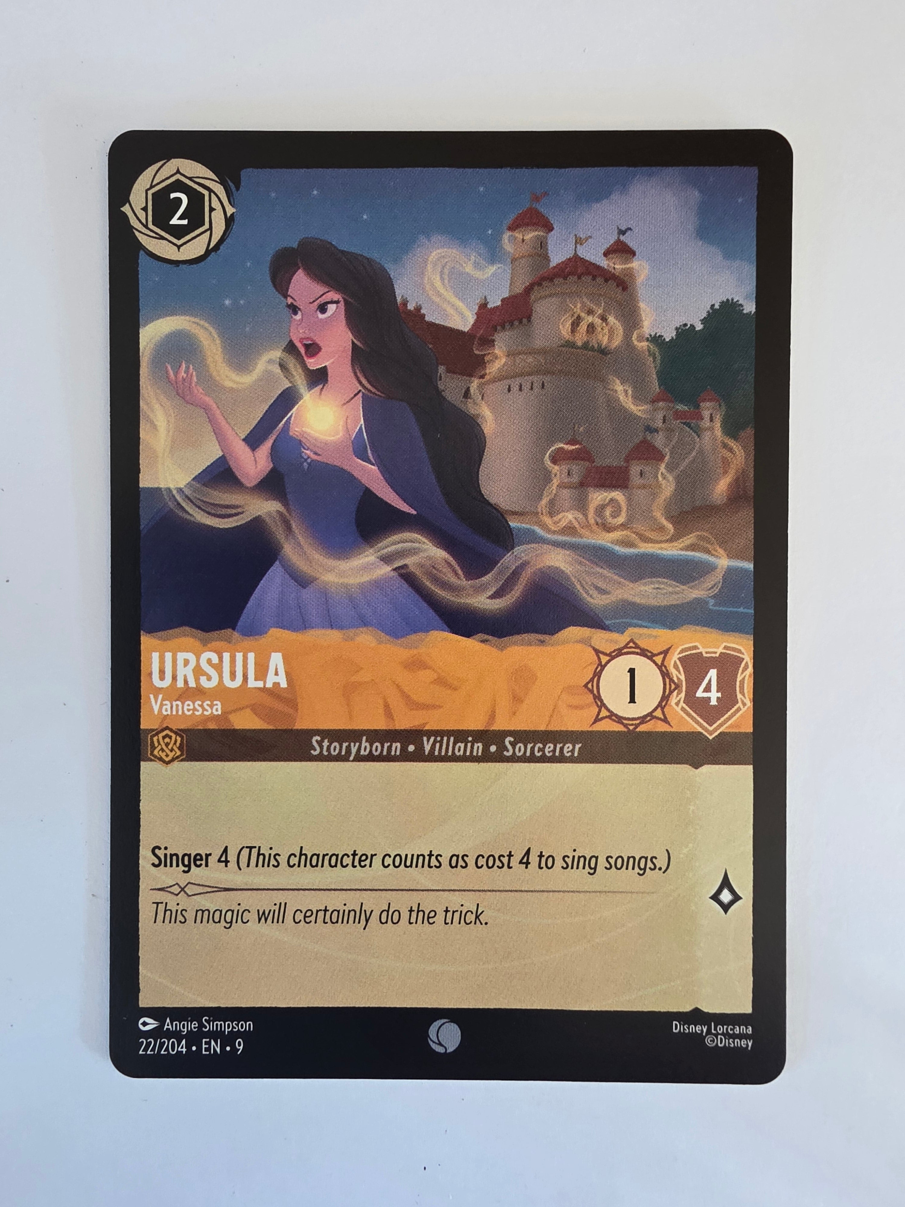Disney Lorcana | Set 9 Fabled | 22/204 | Ursula - Vanessa | Common