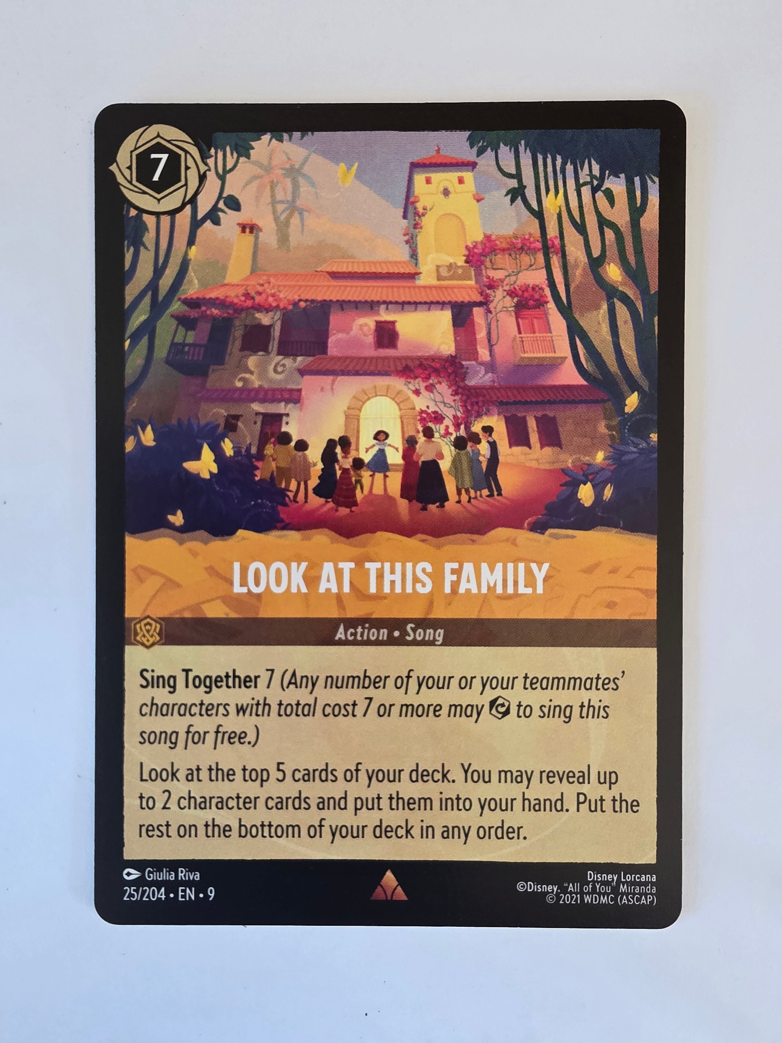 Disney Lorcana | Set 9 Fabled | 25/204 | Look At This Family | Rare