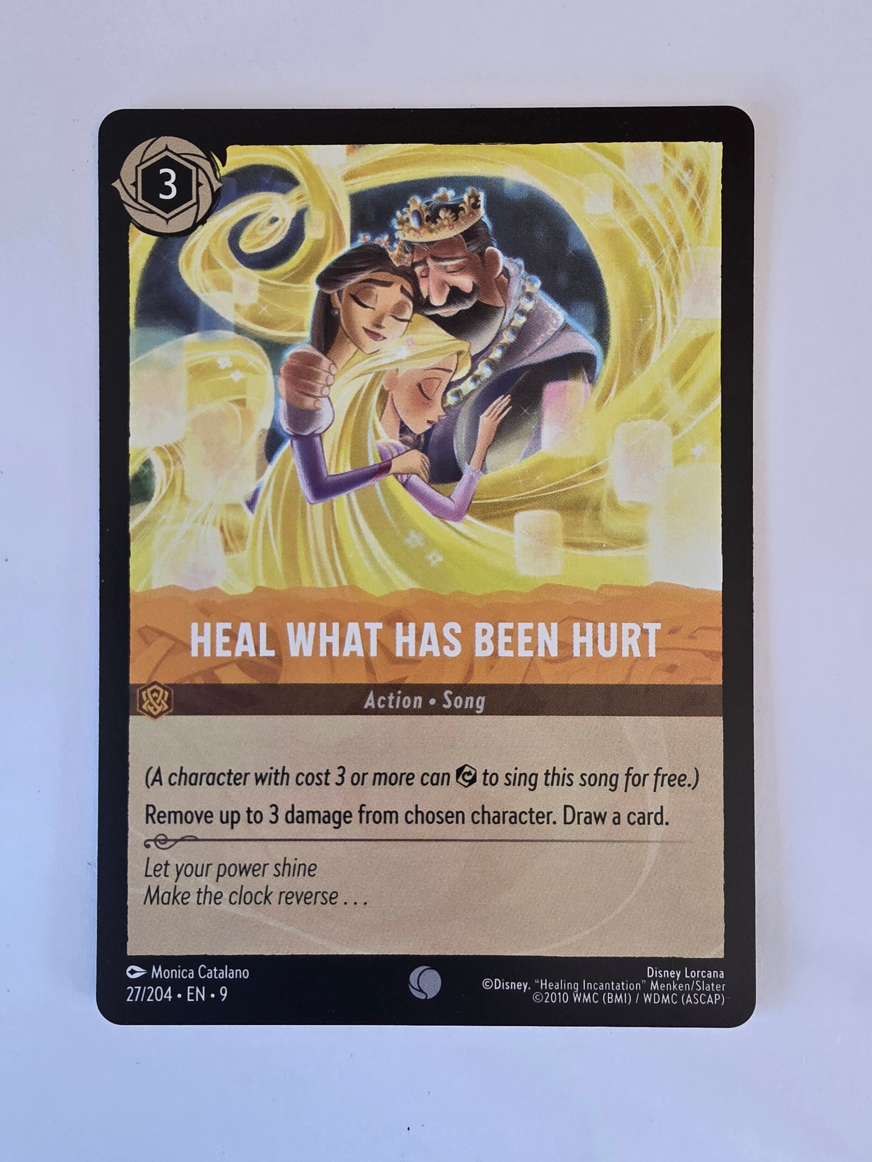 Disney Lorcana | Set 9 Fabled | 27/204 | Heal What Has Been Hurt | Common