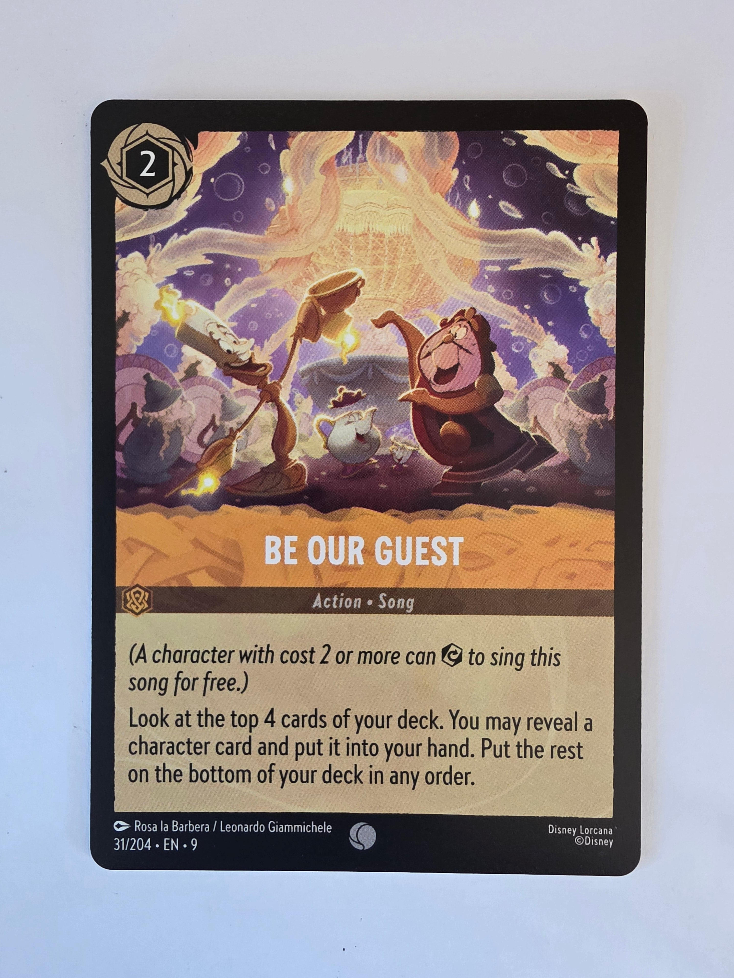 Disney Lorcana | Set 9 Fabled | 31/204 | Be Our Guest | Common