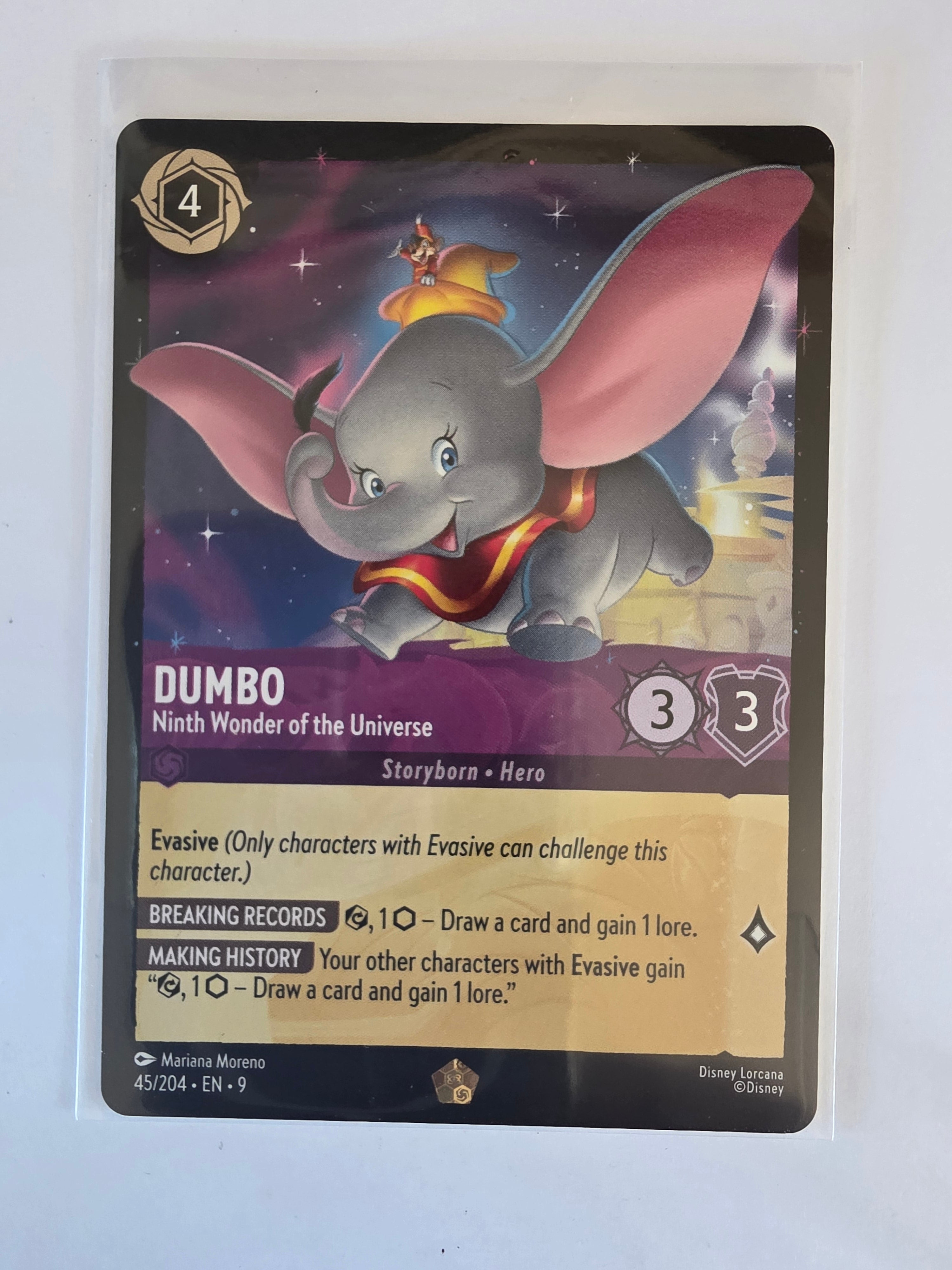 Disney Lorcana | Fabled 45/204 Dumbo - Ninth Wonder of the Universe | Legendary