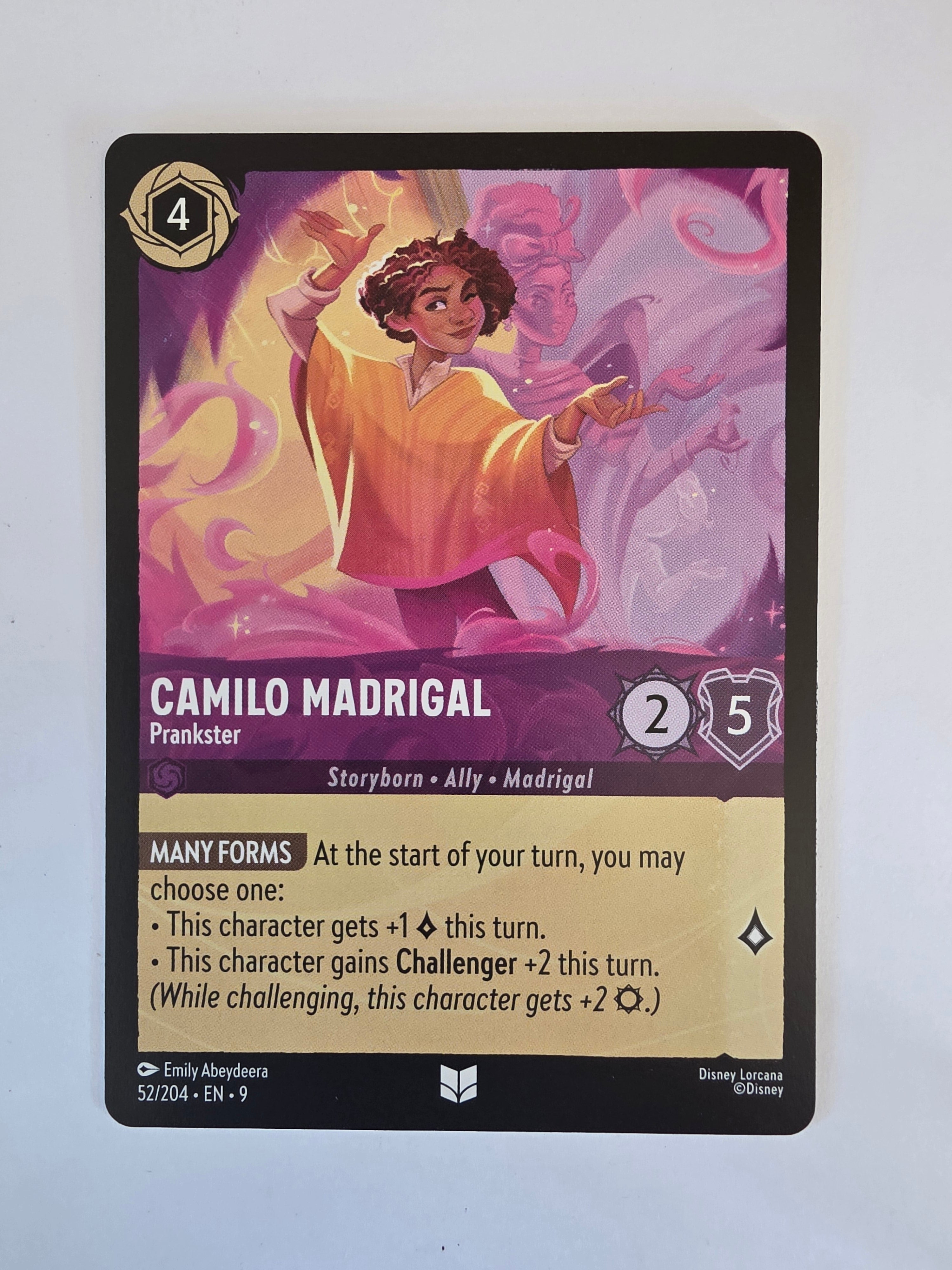 Disney Lorcana | Set 9 Fabled | 52/204 | Camilo Madrigal - Prankster | Uncommon