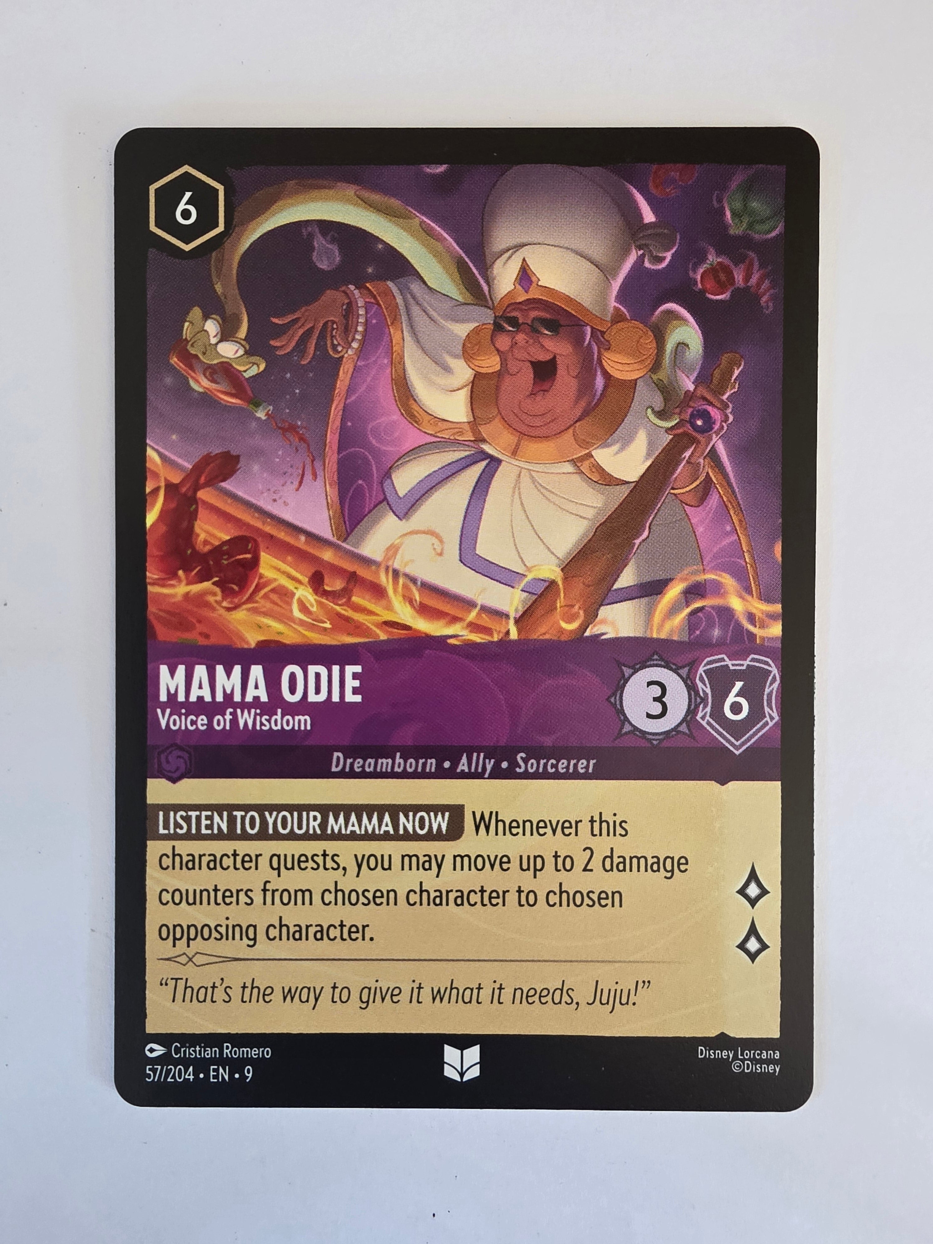 Disney Lorcana | Set 9 Fabled | 57/204 | Mama Odie - Voice of Wisdom | Uncommon
